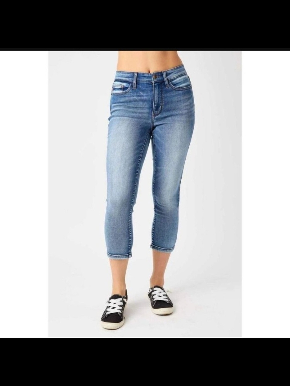 Judy Blue Skinny Fit Capris Sz 7/28